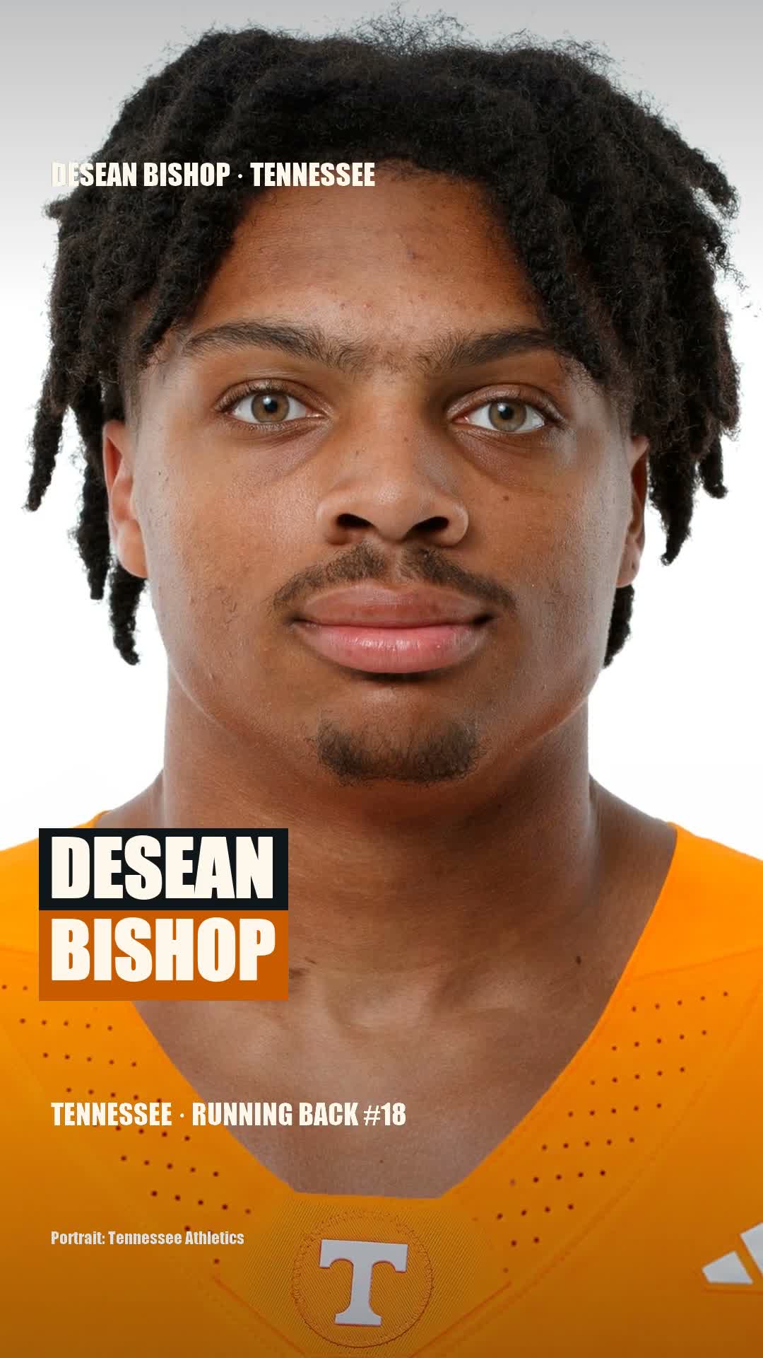 Portrait of DeSean Bishop of Tennessee, from Knoxville, Tennessee.