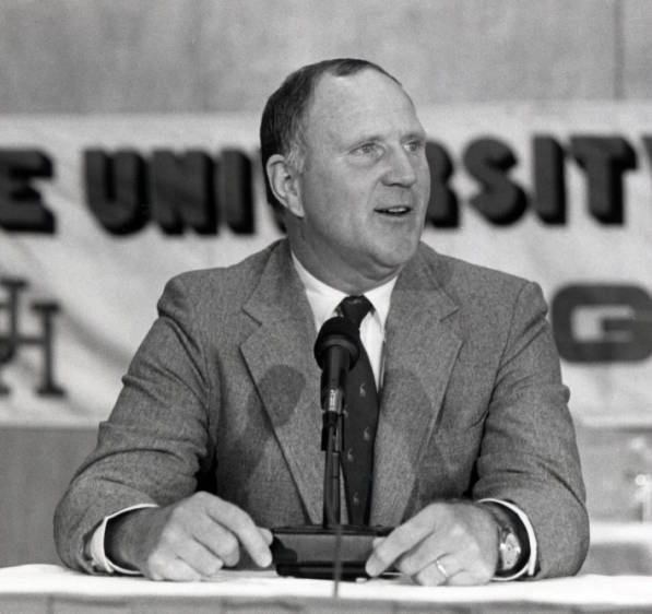 Jack Pardee, head coach at Houston