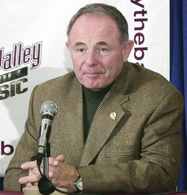 Fisher DeBerry, head coach at Air Force