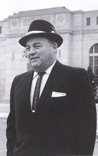 Bob Devaney, head coach at Wyoming and Nebraska