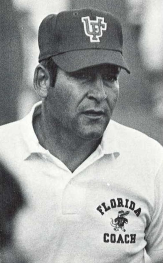 Doug Dickey, head coach at Tennessee and Florida