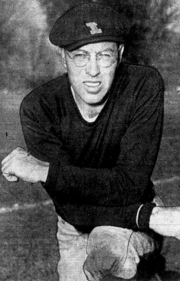 Ray Eliot, head coach at Illinois