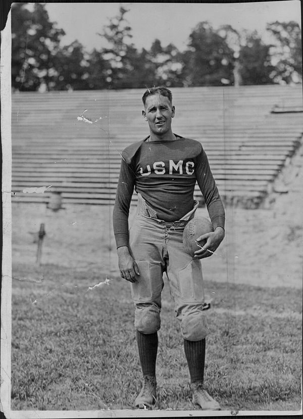 Swede Larson, head coach at Navy