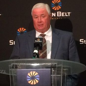 Dennis Franchione, head coach at New Mexico, TCU, Alabama, Texas A&M and Texas State