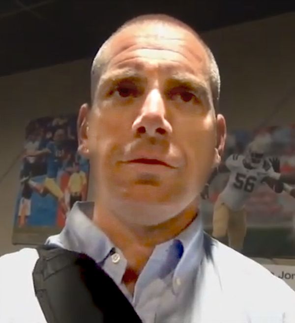 Lou Spanos, head coach at UConn
