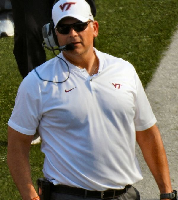 Justin Fuente, head coach at Memphis and Virginia Tech