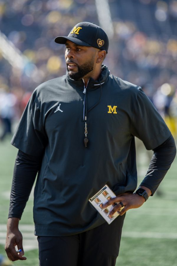 Sherrone Moore, head coach at Michigan