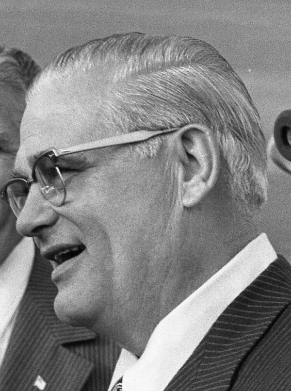 Woody Hayes, head coach at Miami (OH) and Ohio State