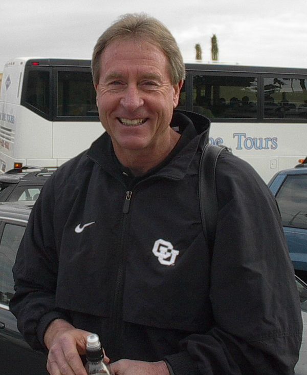 Gary Barnett, head coach at Northwestern and Colorado