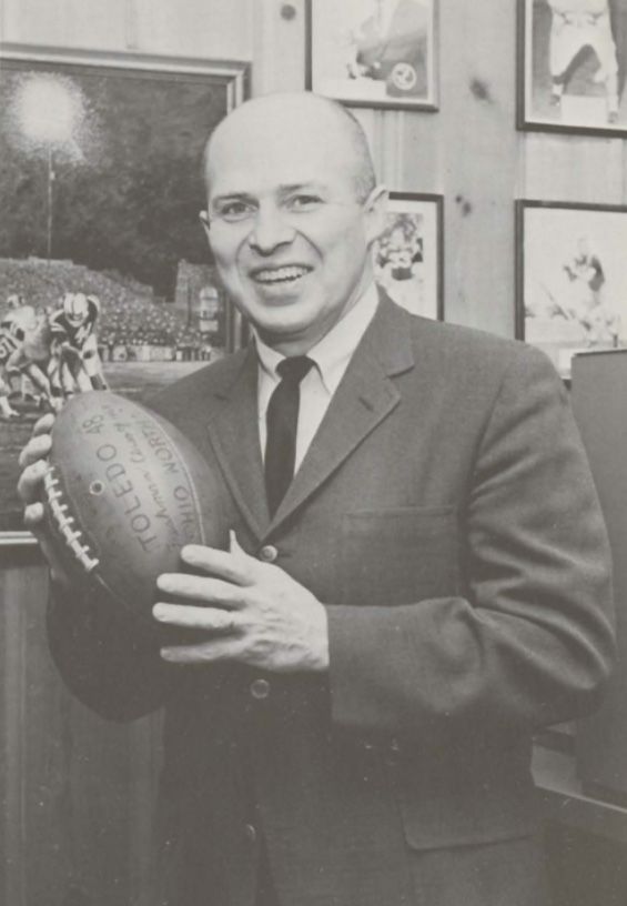 Frank Lauterbur, head coach at Toledo and Iowa