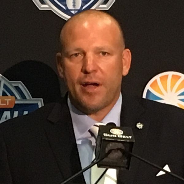 Chad Lunsford, head coach at Georgia Southern and Florida Atlantic