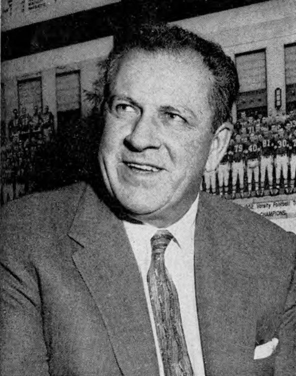 Biggie Munn, head coach at Syracuse and Michigan State