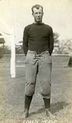 Greasy Neale, head coach at Washington & Jefferson, Virginia and West Virginia