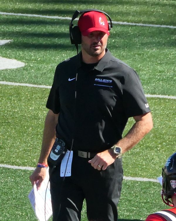 Mike Neu, head coach at Ball State