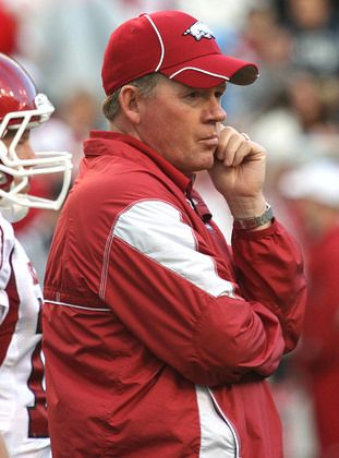 Bobby Petrino, head coach at Louisville, Arkansas and Western Kentucky