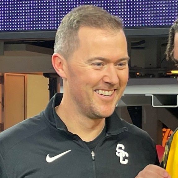 Lincoln Riley, head coach at Oklahoma and USC