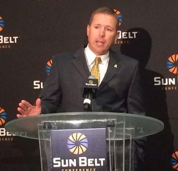 Scott Satterfield, head coach at App State, Louisville and Cincinnati