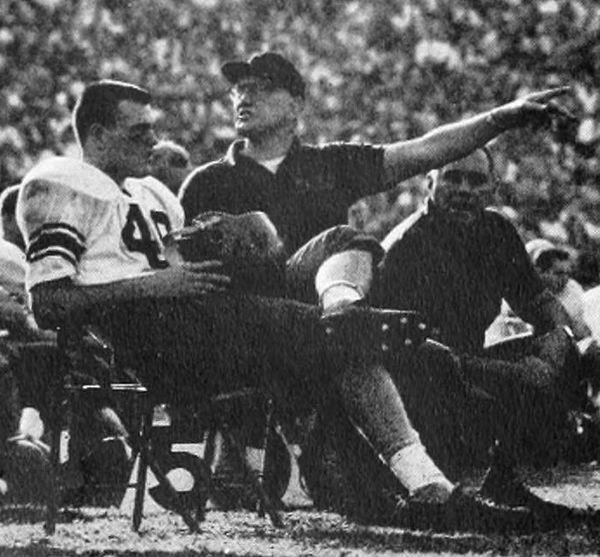 Ben Schwartzwalder, head coach at Syracuse