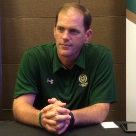 Mike Bobo, head coach at Colorado State and South Carolina