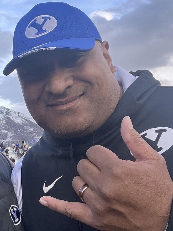 Kalani Sitake, head coach at BYU