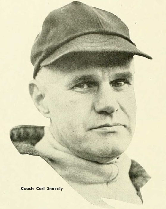 Carl Snavely, head coach at Bucknell, North Carolina and Cornell