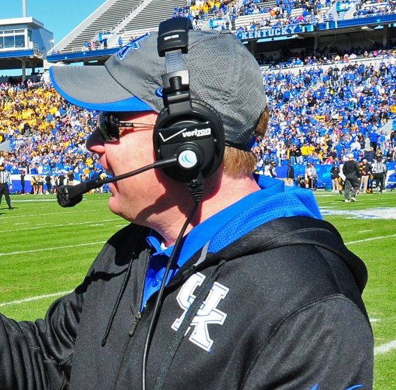 Mark Stoops, head coach at Kentucky