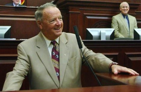 Bobby Bowden, head coach at West Virginia and Florida State