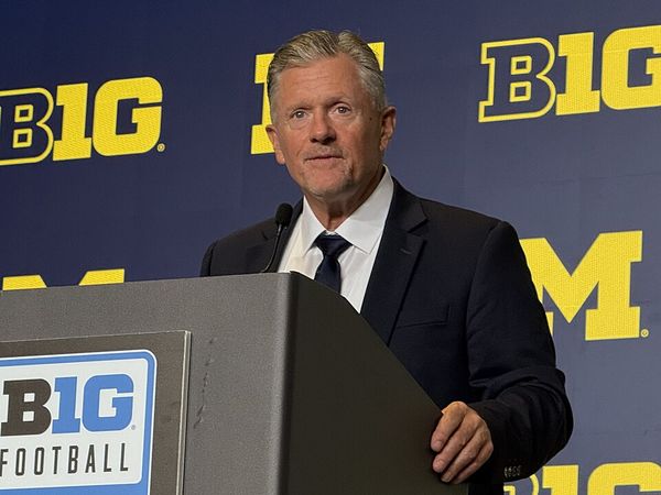 Kyle Whittingham, head coach at Utah and Michigan