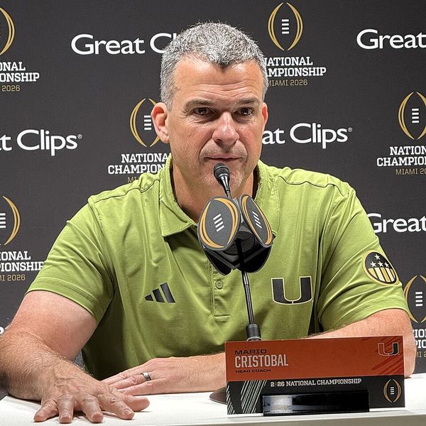 Mario Cristobal, head coach at Florida International, Oregon and Miami