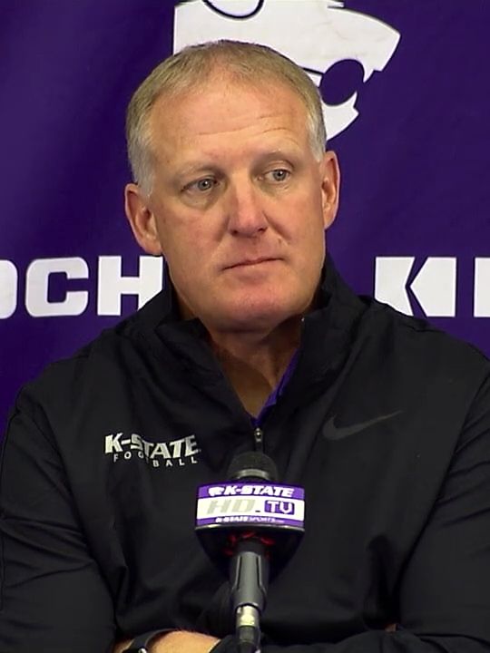 Chris Klieman, head coach at Kansas State