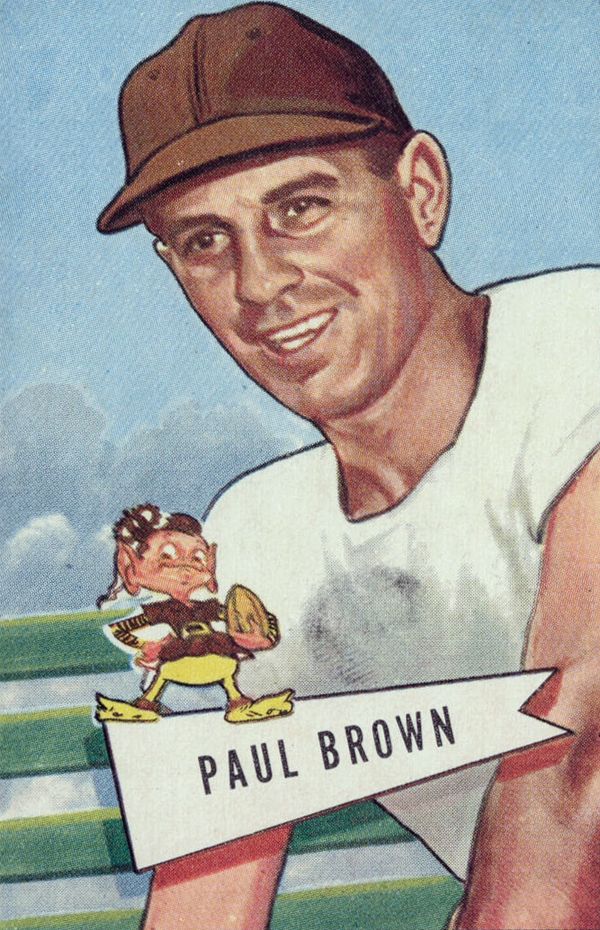 Paul Brown, head coach at Ohio State and Great Lakes Navy