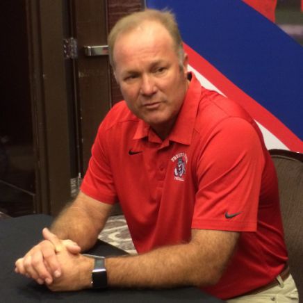 Tim DeRuyter, head coach at Texas A&M and Fresno State