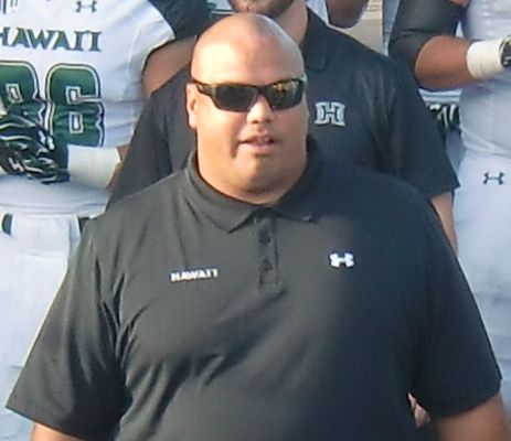 Chris Naeole, head coach at Hawai'i