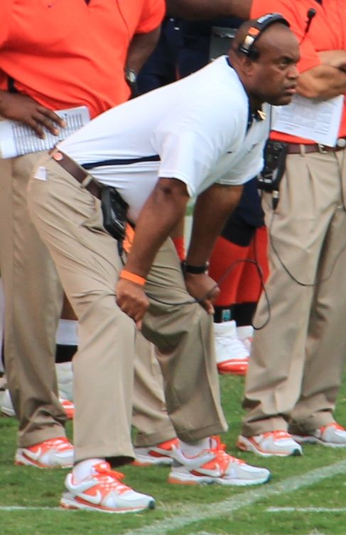 Mike London, head coach at Virginia