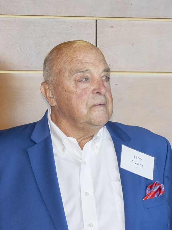 Barry Alvarez, head coach at Wisconsin