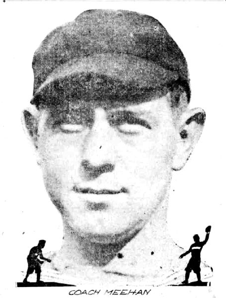 Chick Meehan, head coach at Syracuse and Manhattan