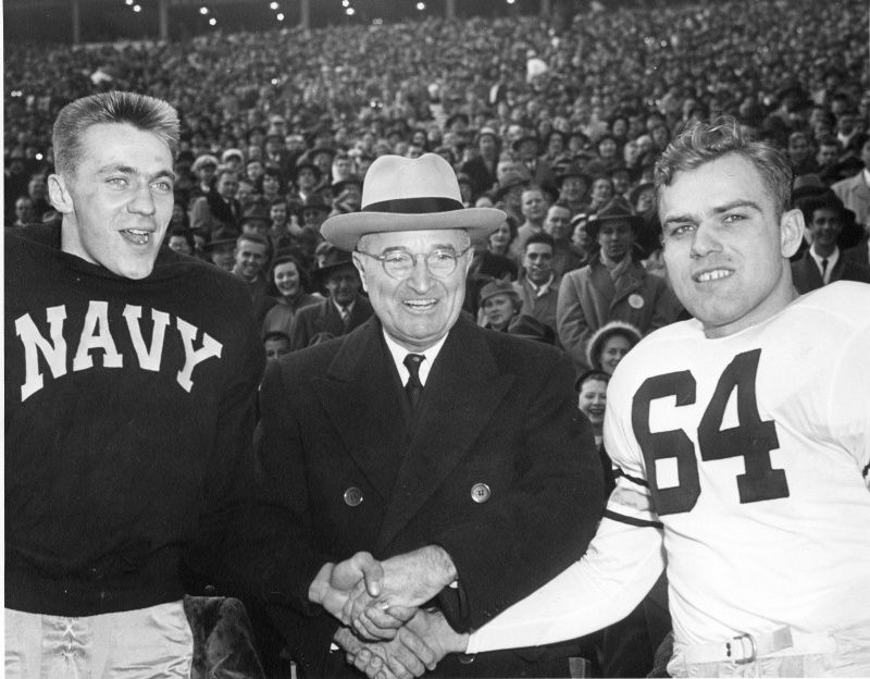 Truman at Army-Navy Football Game