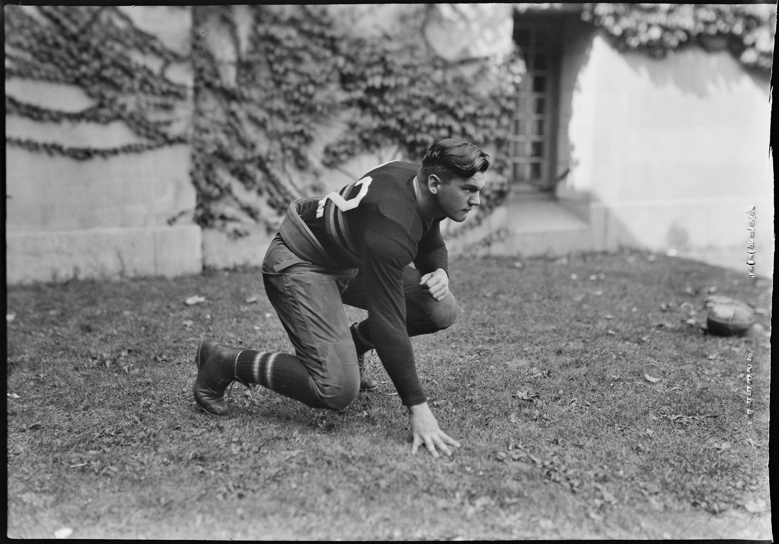 Photograph of G.W.R. Perry - Tackle, Army Football Squad 1927