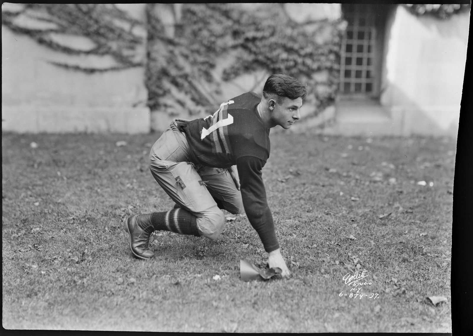 Photograph of A.W. Meehan - Back, Army Football Squad 1927