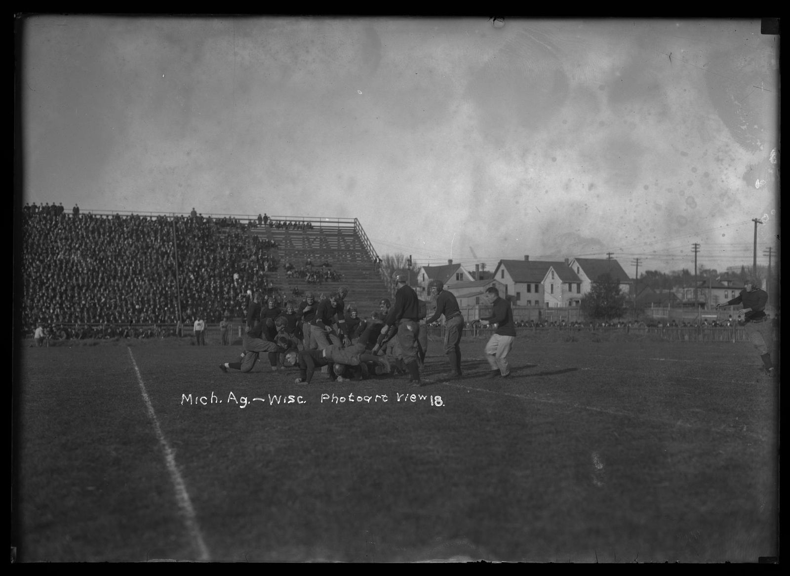 UW vs. Michigan Agricultural (Michigan State) football game