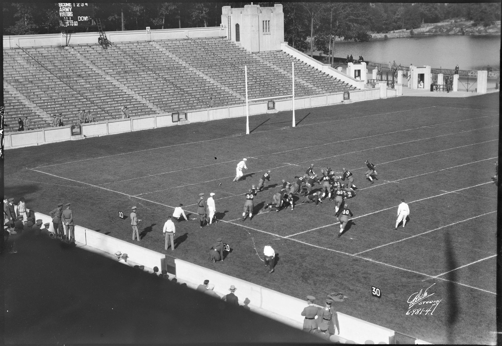 Photograph of Army Football Game, Michie Stadium, 1927 Season