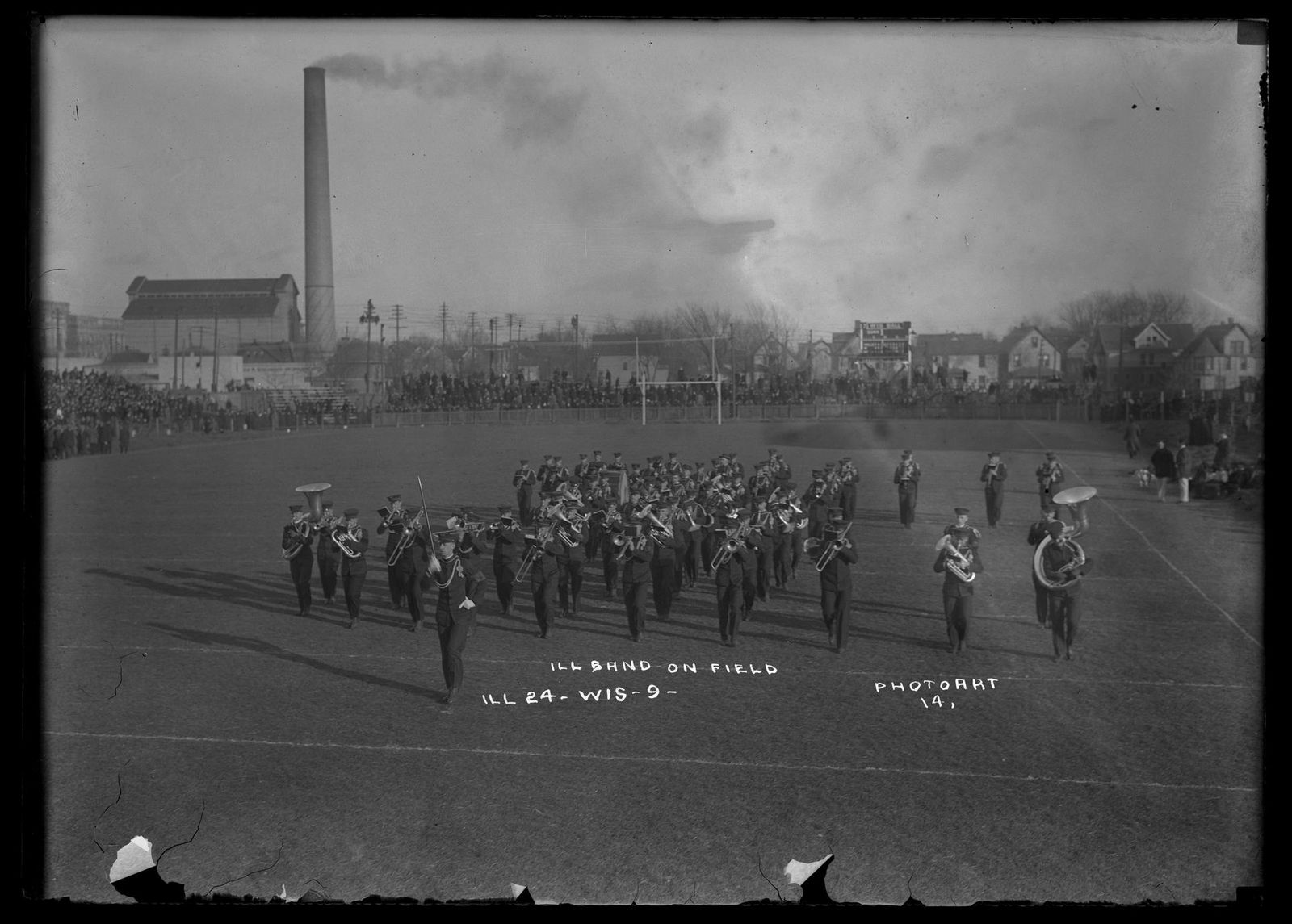 Illinois band at UW vs. Illinois football game