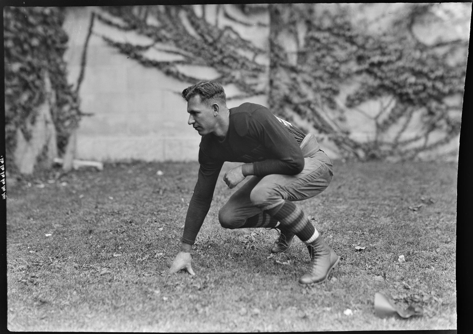 Photograph of C.F. Born - End, Army Football Squad 1927