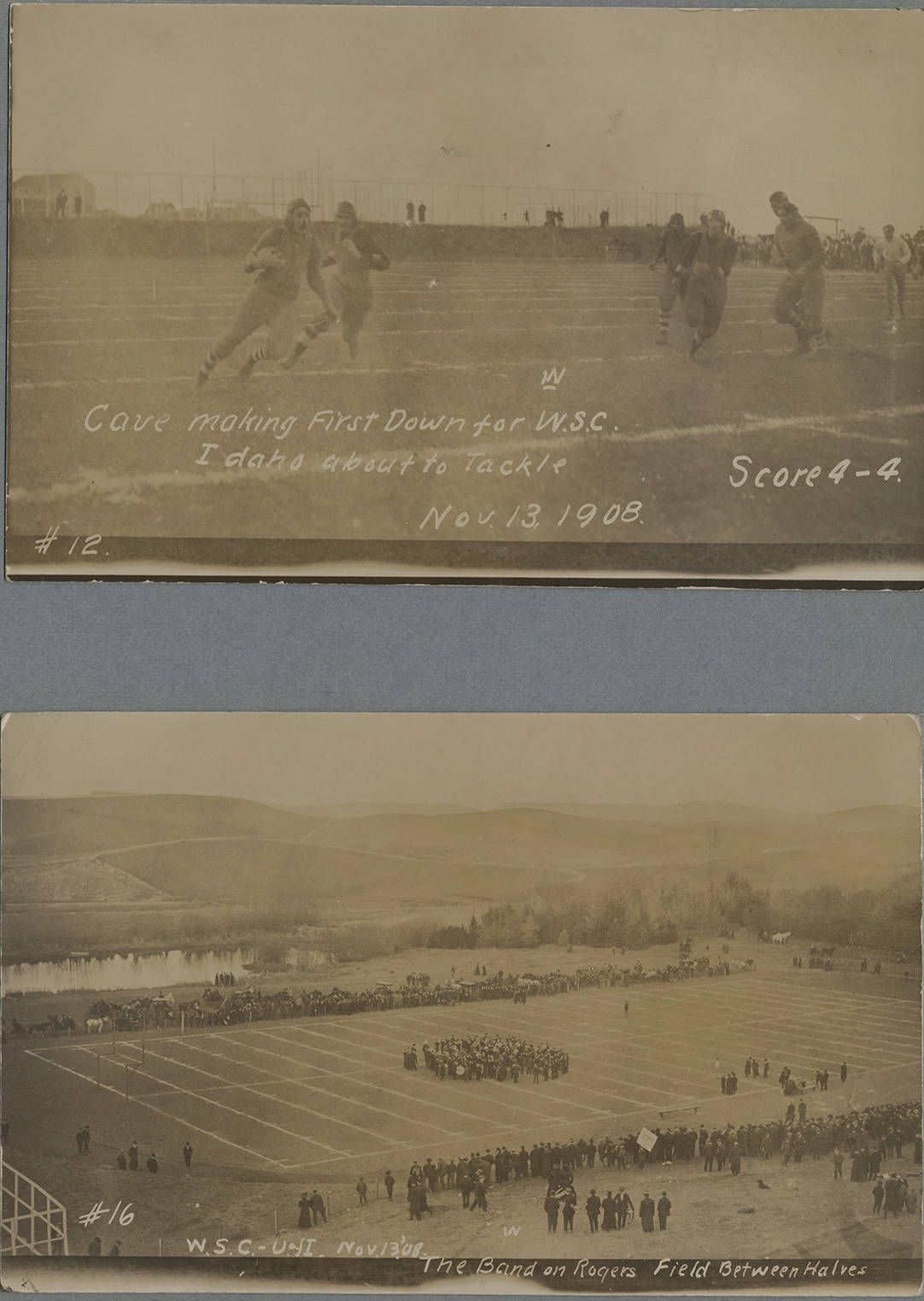1908 football contest between Idaho and Washington State in Pullman