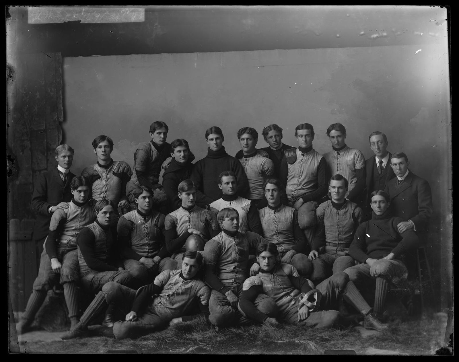 Football team portrait, 1898