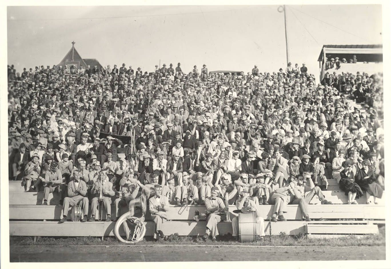 Rooting section at University of Idaho football game