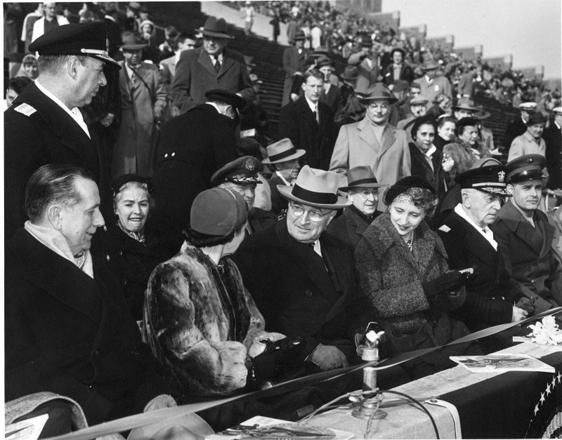 Truman at Army-Navy Football Game