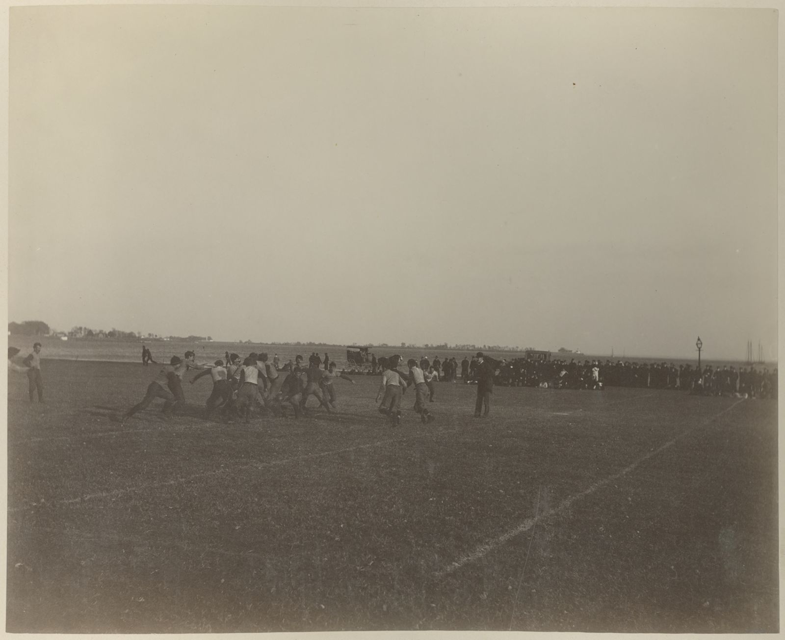 Cadets playing football (II), Naval Academy, 1893