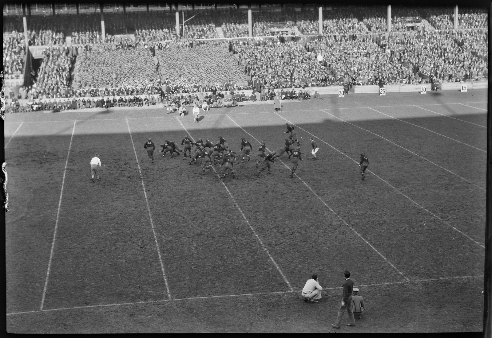 Photograph of Football Game, Army vs. Columbia, Polo Grounds, New York