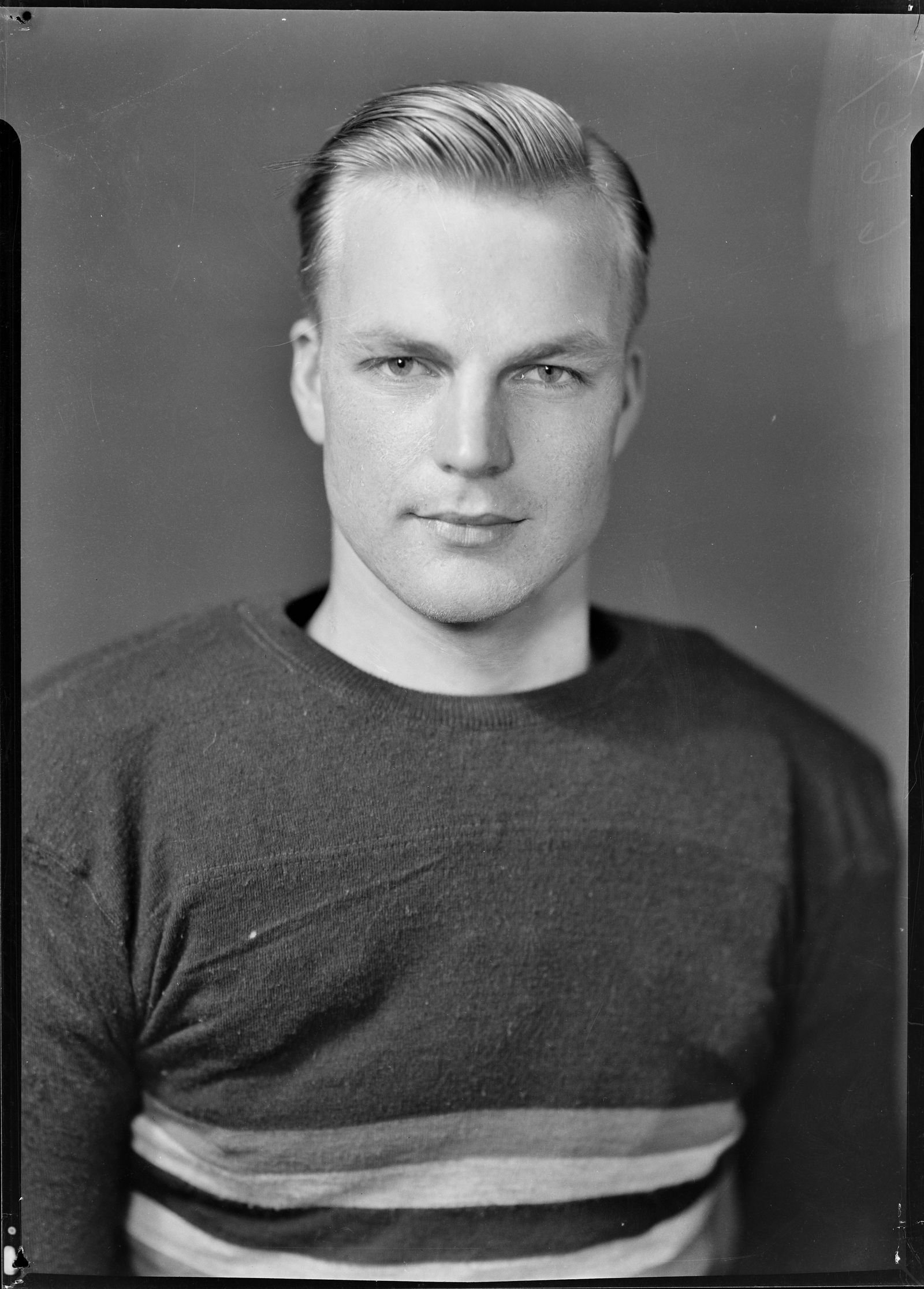 Photograph of Army Football Team Member--Portrait